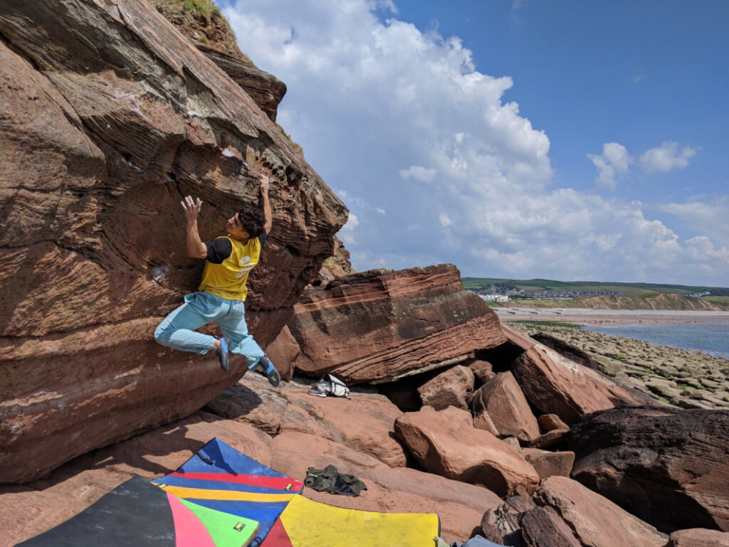 New Boulder at St. Bees South, Master of Calm